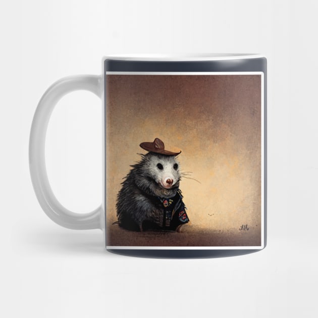Opossum Sheriff by nonbeenarydesigns
